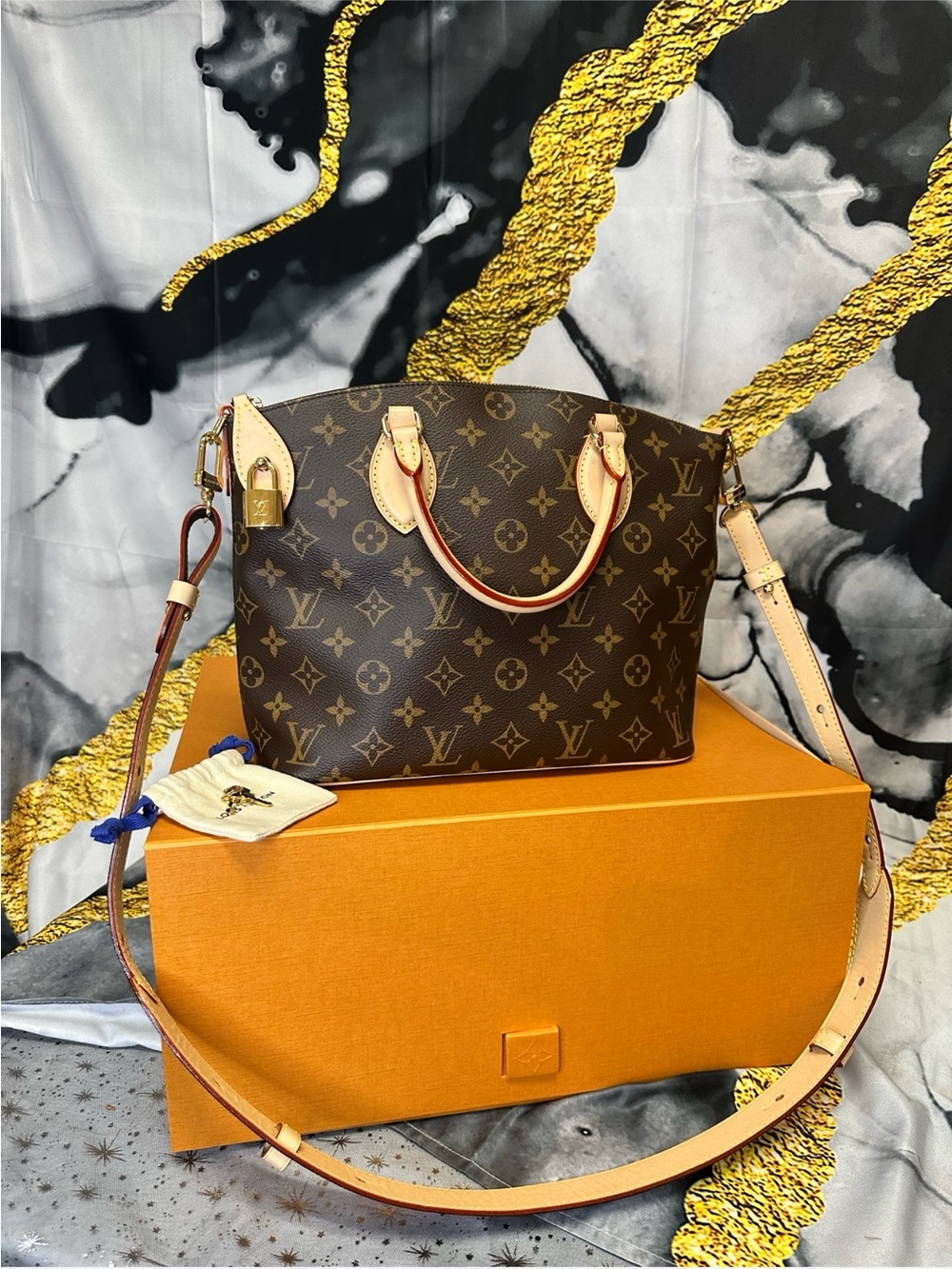 Louis Vuitton Lock Me Monogram Crossbody Tote NEW